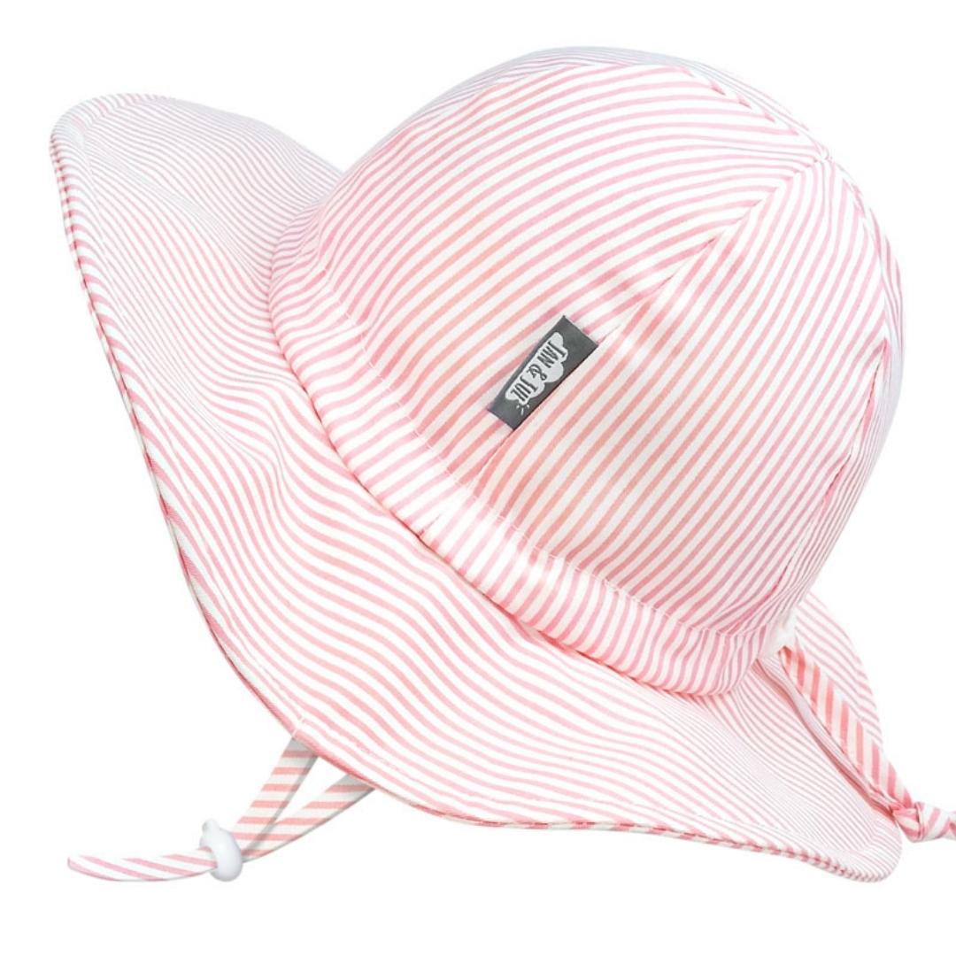 Cotton Floppy Hat COLOR PINK STRIPES