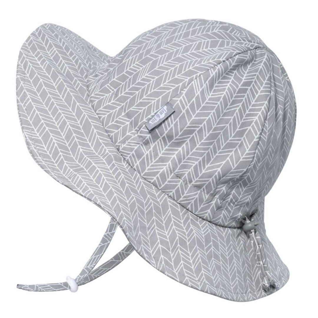 Cotton Floppy Hat COLOR GREY HERRINGBONE