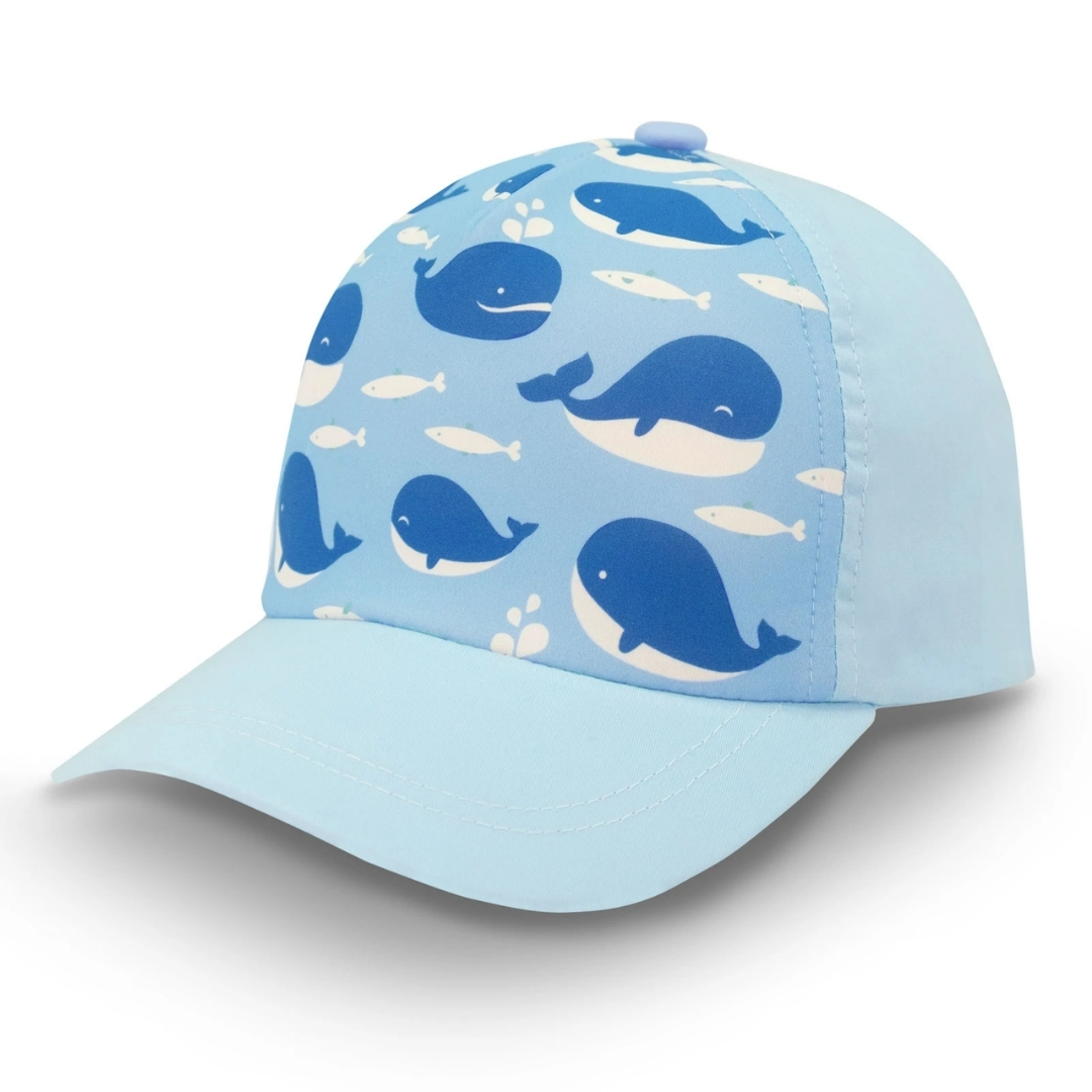 Kids Cotton Xplorer Cap BLUE WHALE