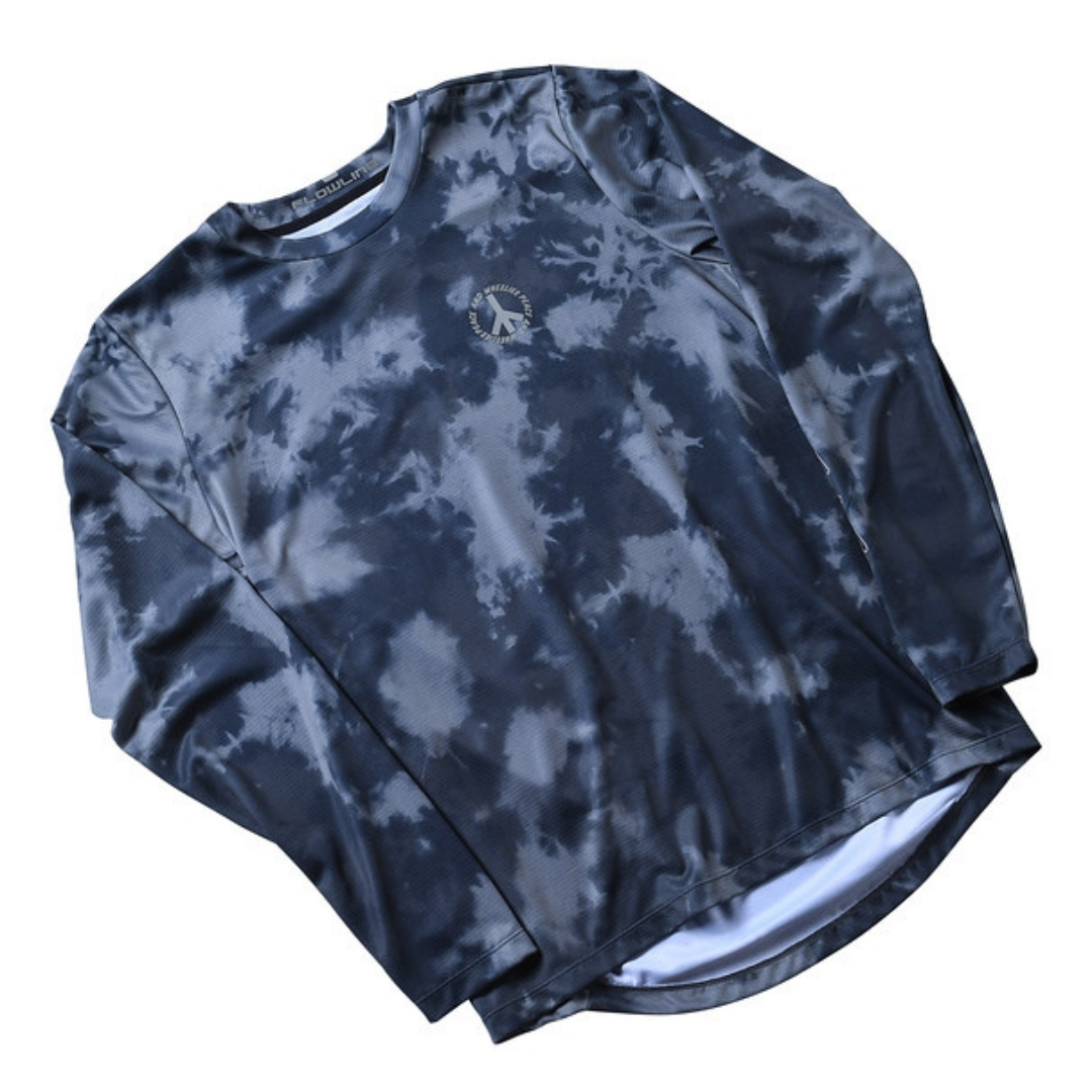 CHANDAIL DE VÉLO FLOWLINE COULEUR PLOT CHARCOAL CHANDAIL `APLAT