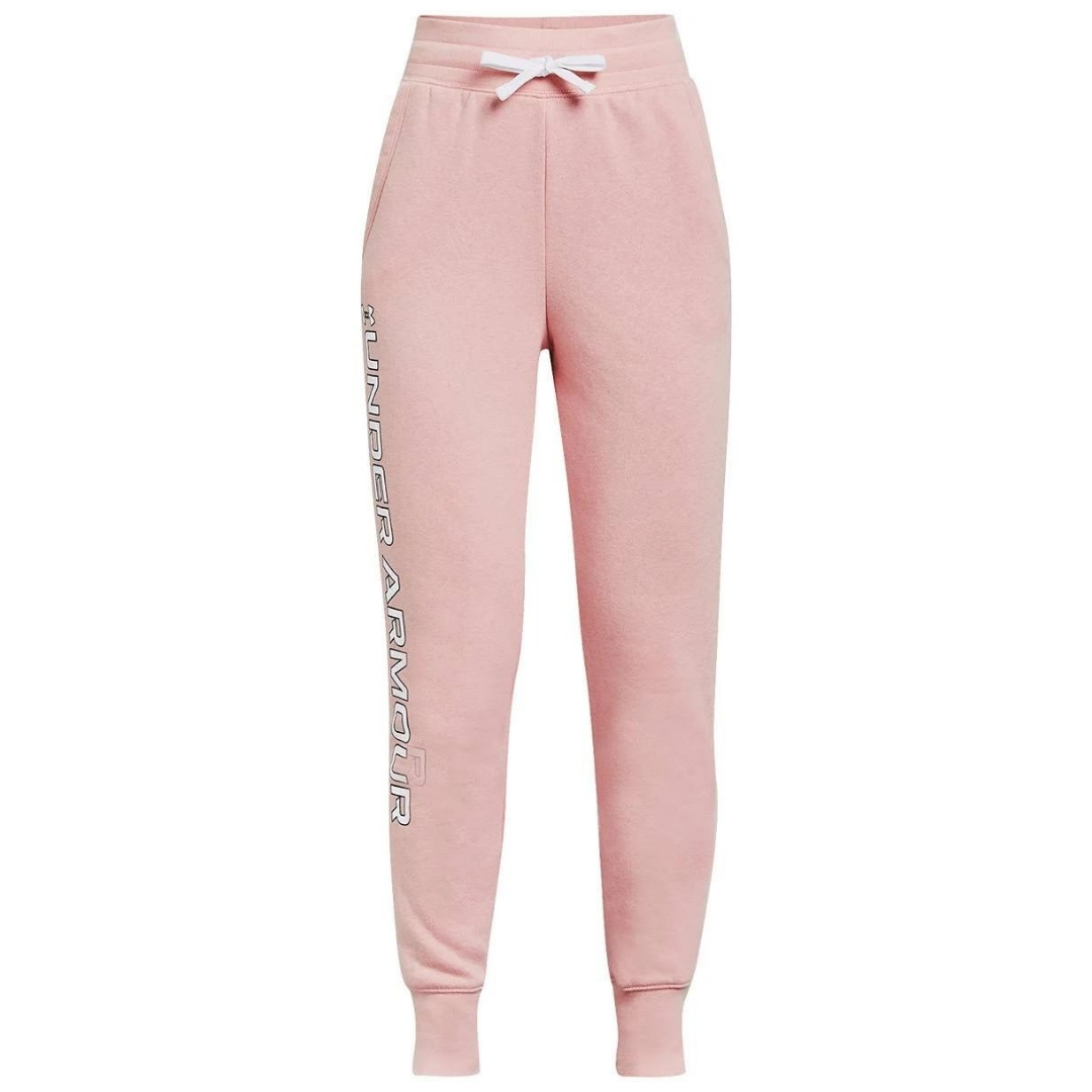 Pantalon de jogging UA Rival Fleece pour fille COULEUR RETRO PINK