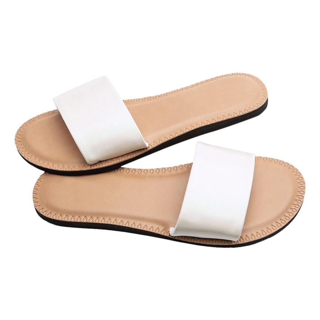 sandale volcom simple slide pour femme couleur glow les deux sandales vue de dessus semelle extérieure en caoutchouc éponge