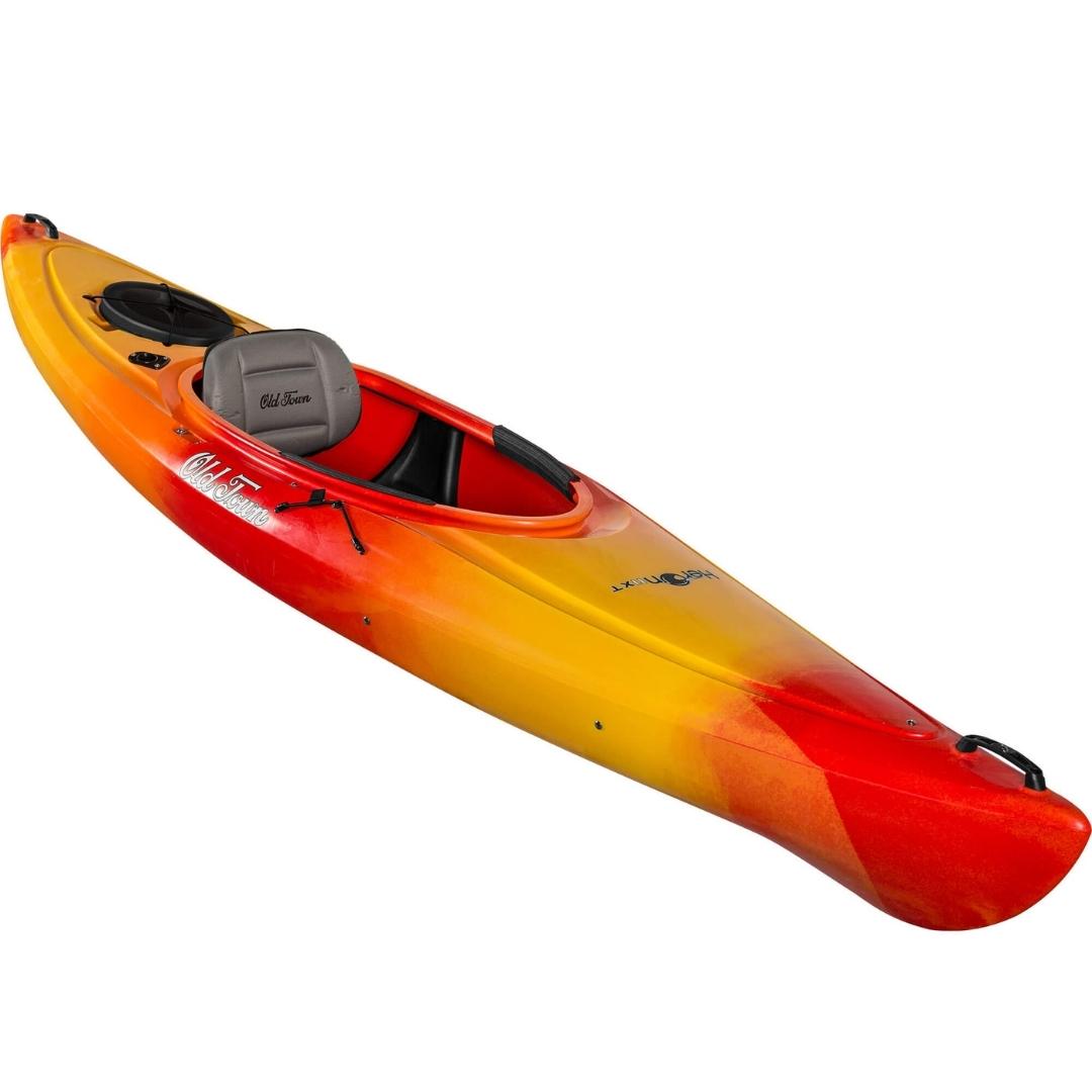 KAYAK OLD TOWN HERON 11 XT COULEUR SUNRISE VU D'ENSEMBLE DU KAYAK