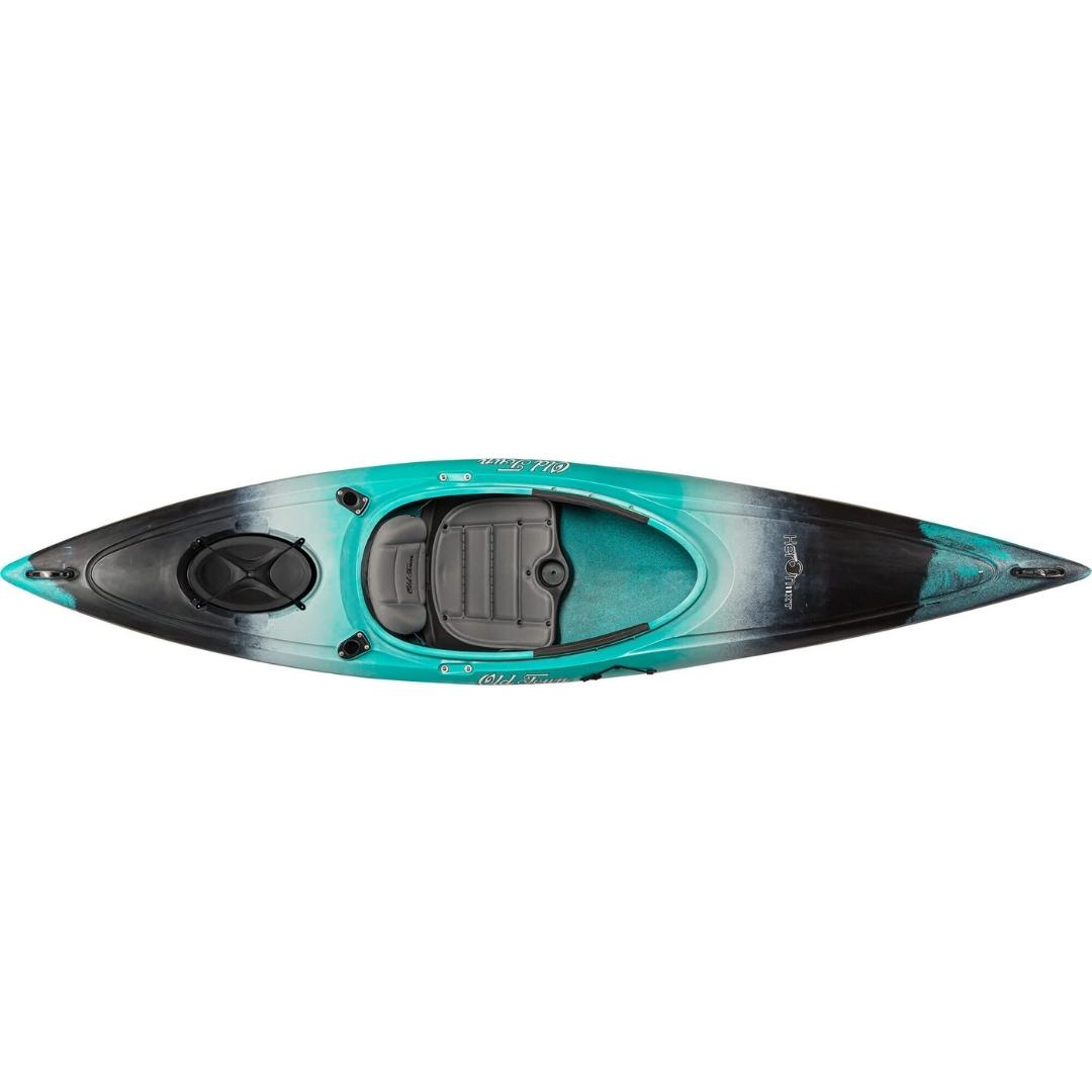 KAYAK OLD TOWN HERON 11 XT COULEUR PHOTIC VU DU DESSUS DU KAYAK