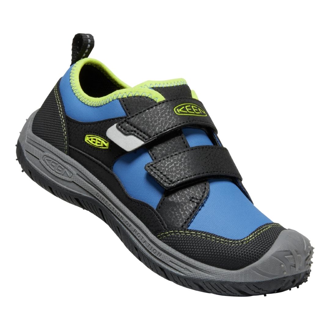 CHAUSSURE DE SPORT KEEN SPEED HOUND POUR JUNIOR COULEU BLACK/EVENING PRIMROSE VUE GLOBALE DE LA CHAUSSURER