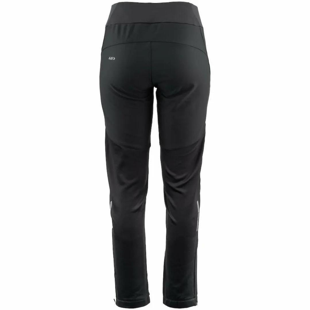 pantalon isole louis garneau collide pour femme couleur noir vu de l'arrière du pantalon seul