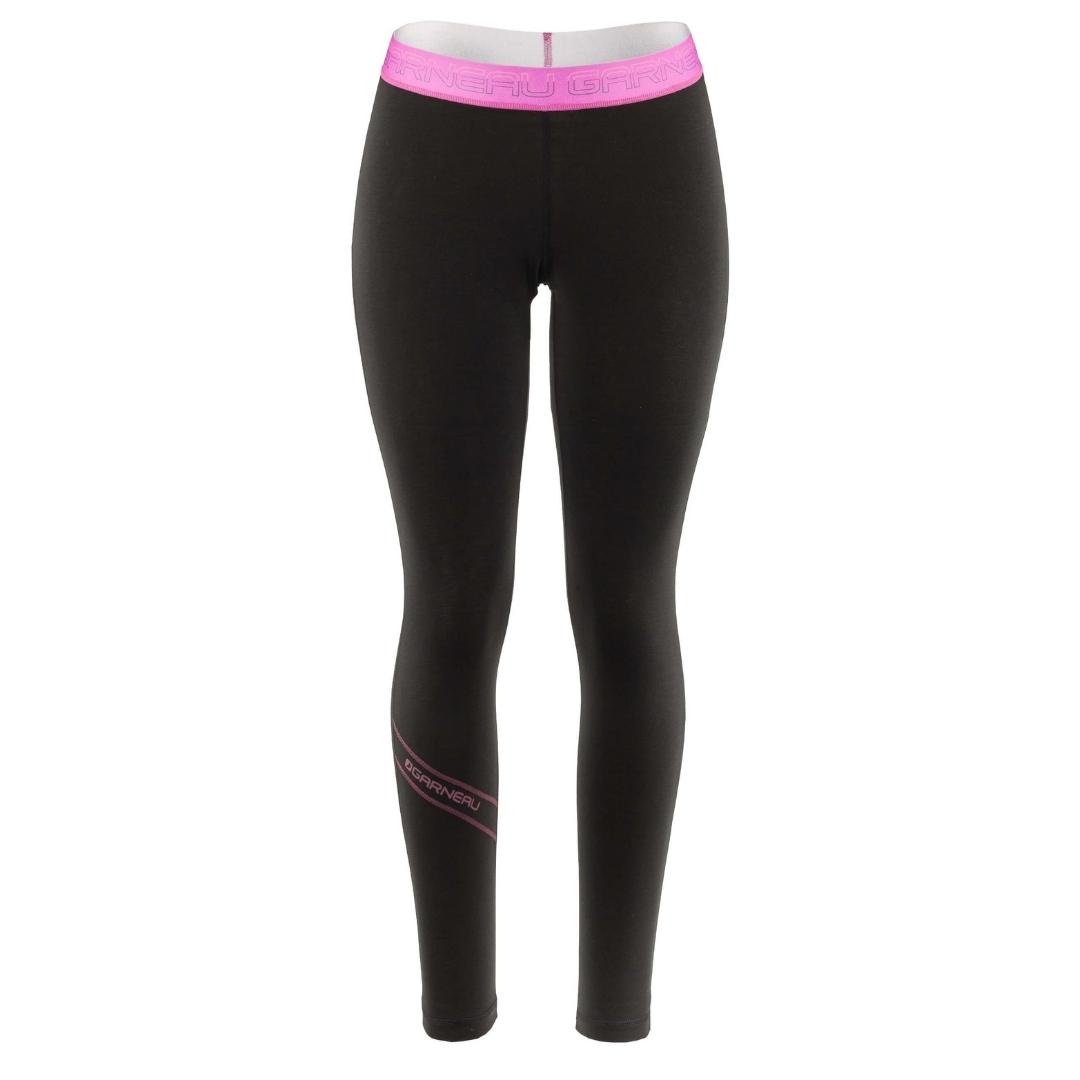 PANTALON COUCHE DE BASE LOUIS GARNEAU 2004 POUR FEMME COULEUR NOIR/MAUVE pantalon seul vue de face