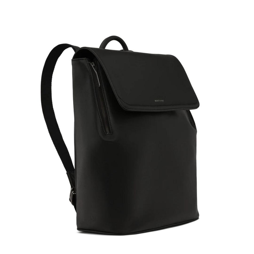 sac à dos matt & nat fabi arbor couleur black vu de face/profil