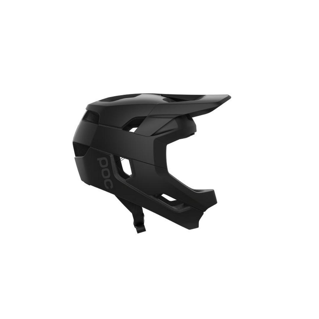 CASQUE DE VÉLO POC OTOCON COULEUR URANIUM BLACK MATT VUE PROFIL DROIT DU CASQUE