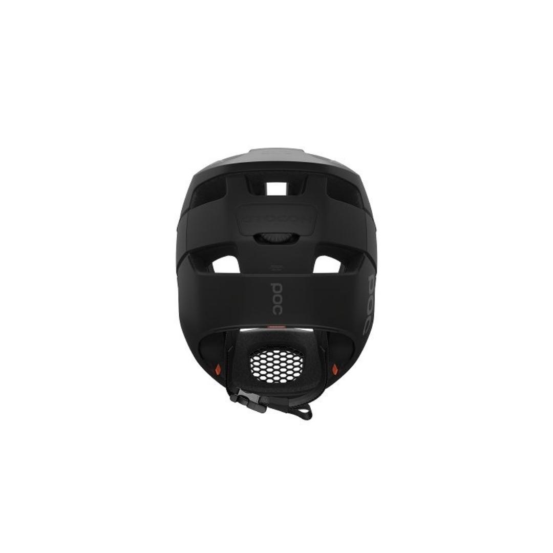 CASQUE DE VÉLO POC OTOCON COULEUR URANIUM BLACK MATT VUE ARRIÈRE DU CASQUE