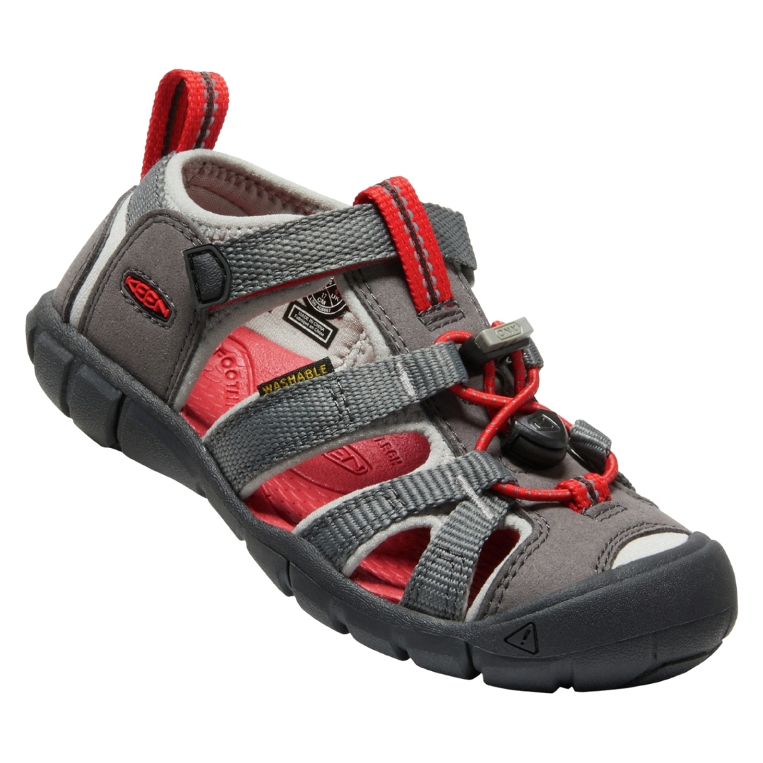 sandale keen seacamp ii cnx pour enfant couleur MAGNET/DRIZZLE vue de profil