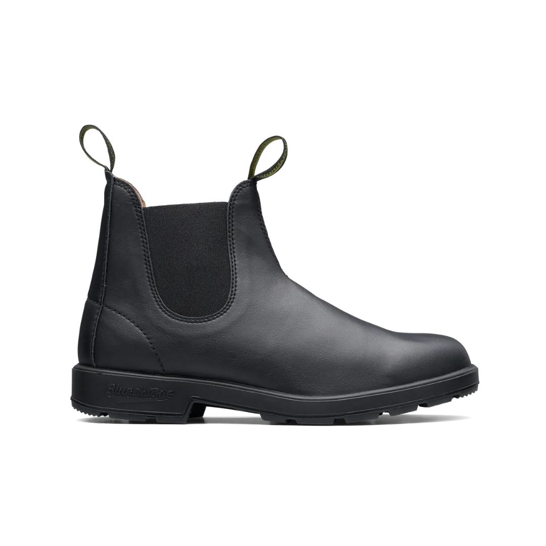 BOTTE URBAINE BLUNDSTONE ORIGINALE VÉGANE UNISEXE couleur noir vue du profil droit de la botte droite