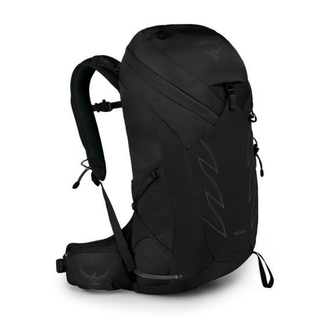 SAC À DOS OSPREY TALON 26 couleur stealth black vu de face