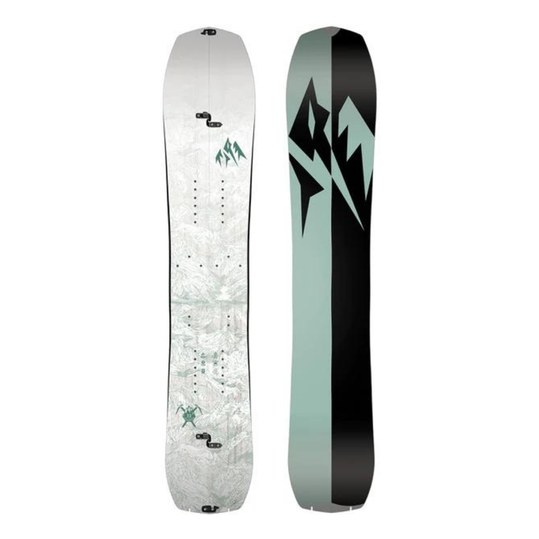 SPLITBOARD JONES WOMEN'S SOLUTION POUR FEMME vue de la planche du dessus et du dessous