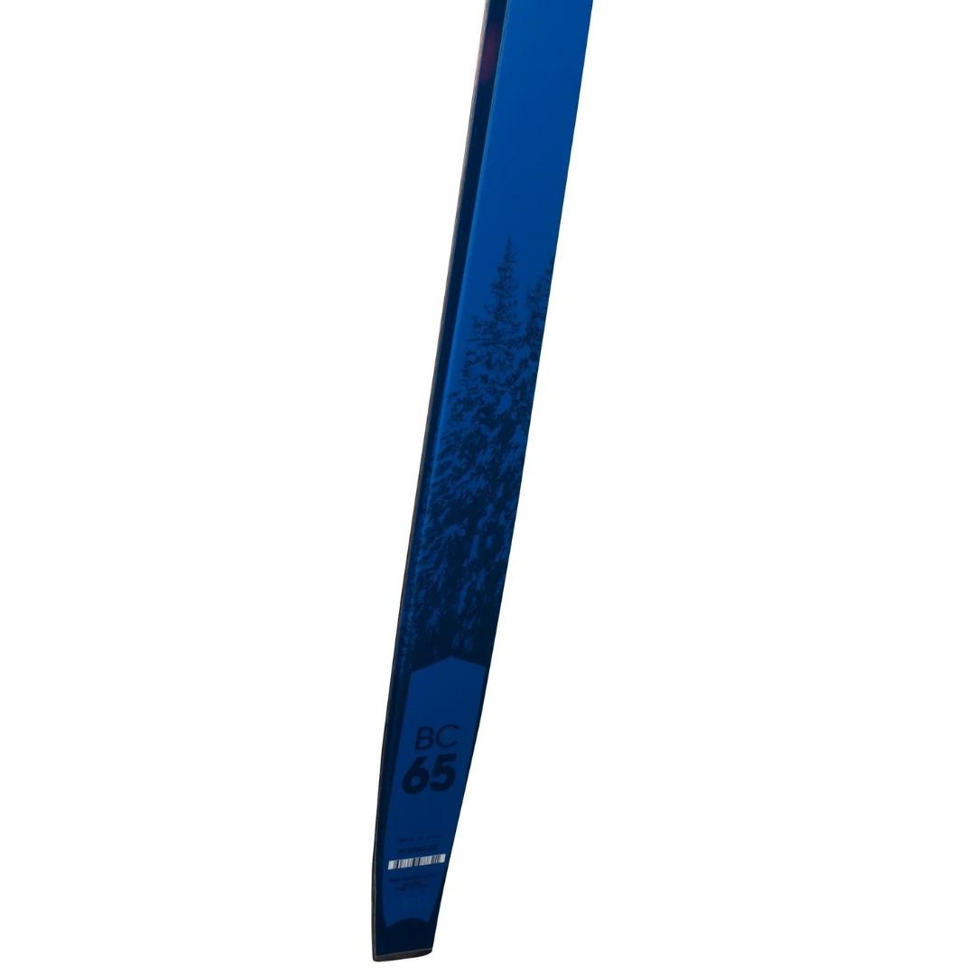 SKI DE FOND BACKCOUNTRY ROSSIGNOL BC 65 POSITRACK vue en gros plan de la queue du ski