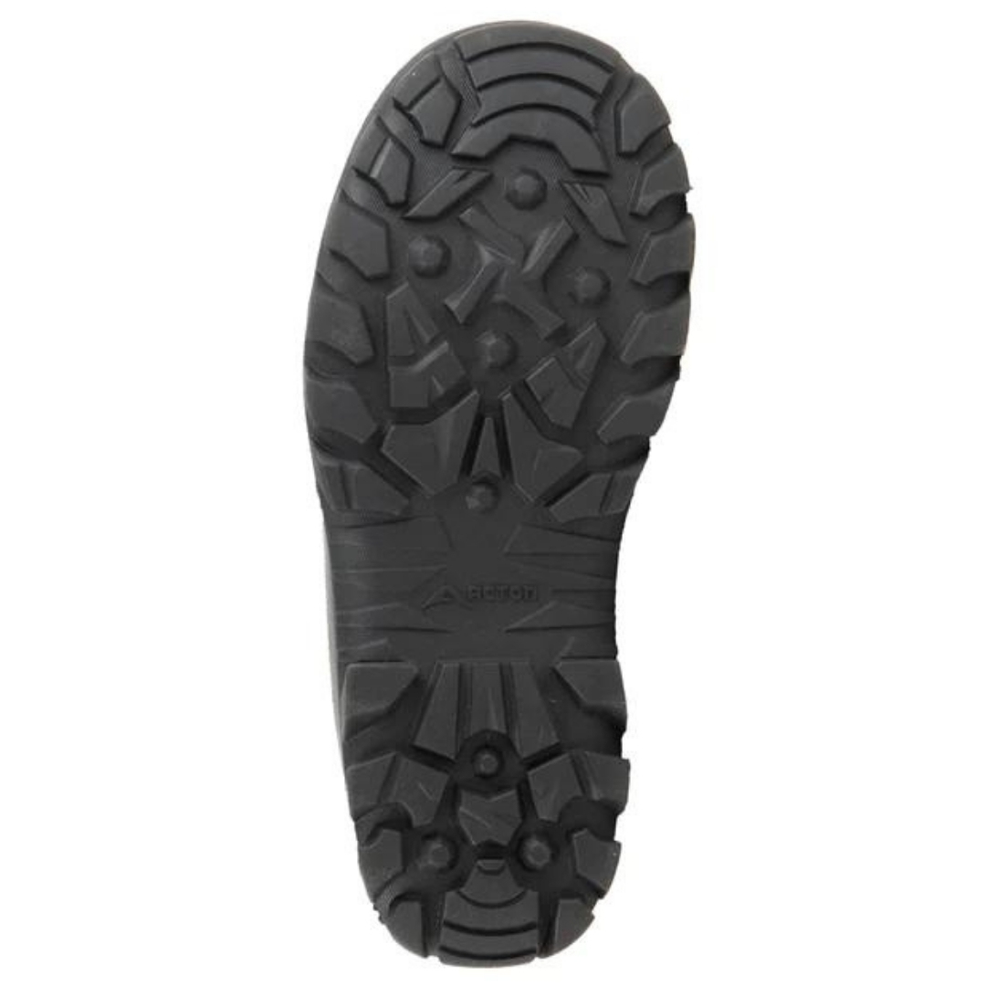 BOTTE D'HIVER ACTON YUKON POUR HOMME vue du dessous de la semelle d'usure en caoutchouc