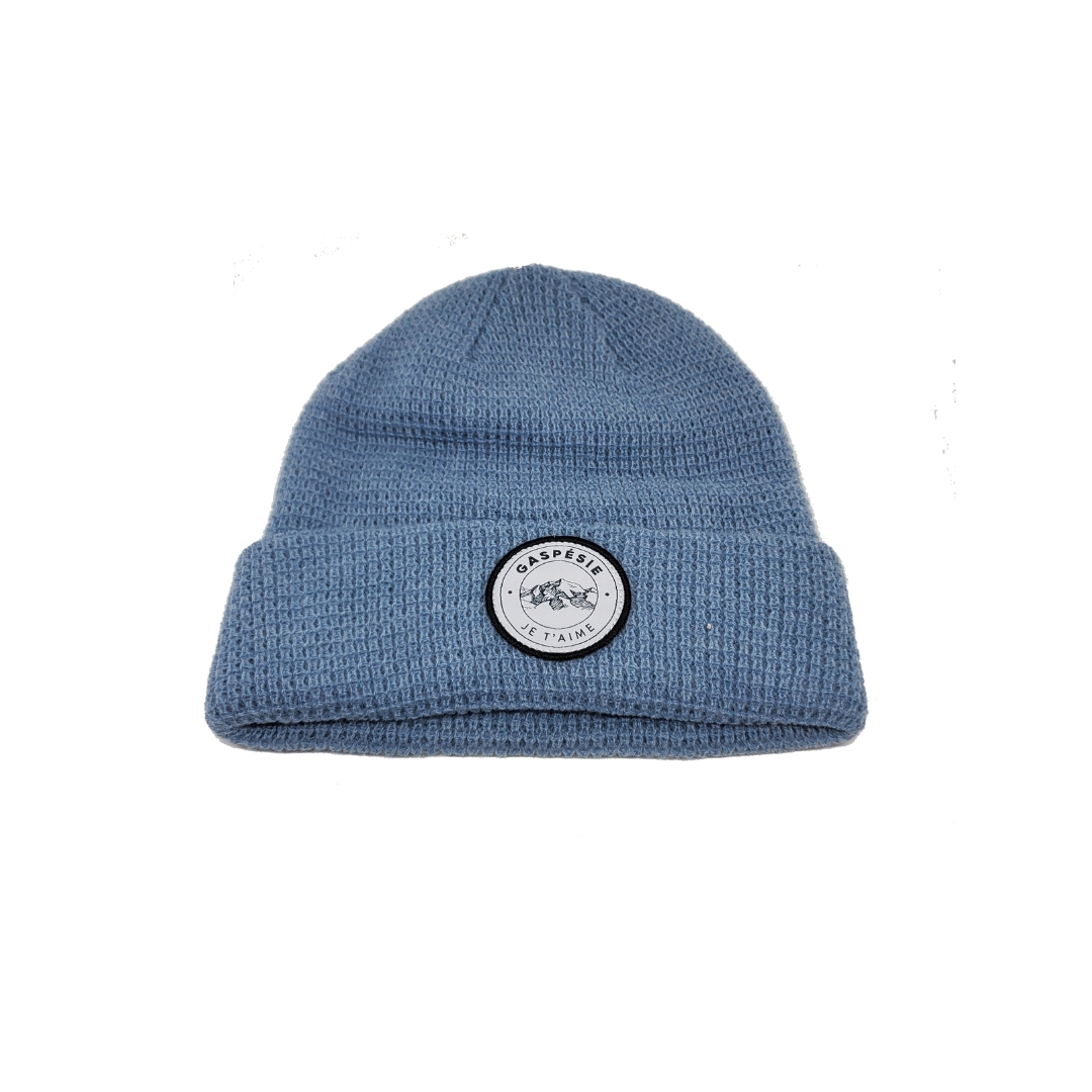 TUQUE WHEELHOUSE GASPÉSIE JE T'AIME LOGO MONTAGNE CERCLE UNISEXE ADULTE COULEUR SLATE