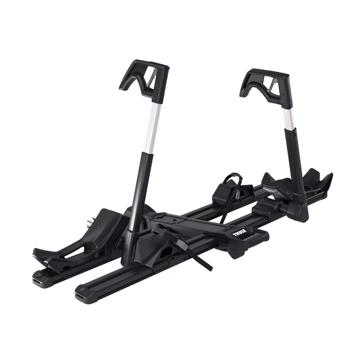 Le PORTE-VÉLO THULE VERSE 2 BIKE 2" maintient deux vélos en toute sécurité sur votre véhicule grâce à des bras de support verticaux, des supports de roues et des sangles réglables. La finition noire assure un look élégant tout en transportant les vélos en toute sécurité.