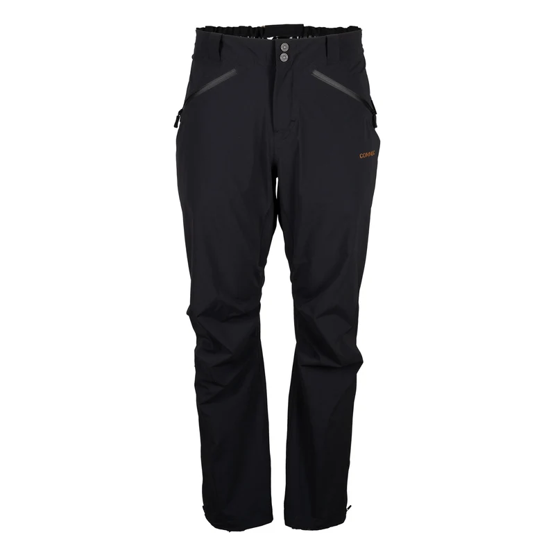 Pantalon de pluie noir PANTALON TORRENT 2,5 L, doté de poches zippées et d'une taille élastiquée.