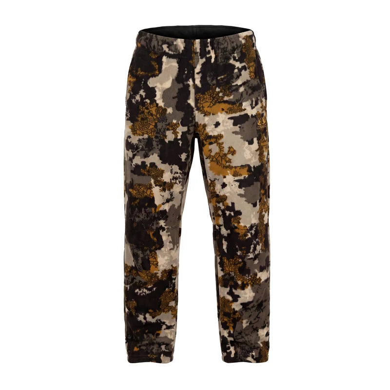 PANTALON GRIZZLY JUNIOR, modèle à motif camouflage marron, noir et gris.
