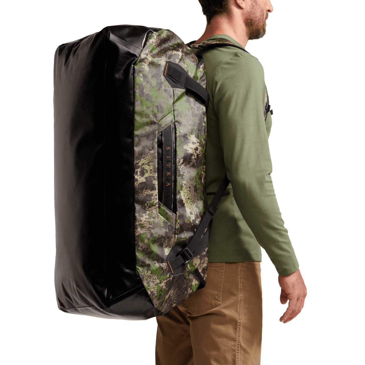 Sac à Bagages Surdimensionné 110L Léger Pliable - Sac De Voyage Camping Sport Fitness Weekend (Noir)