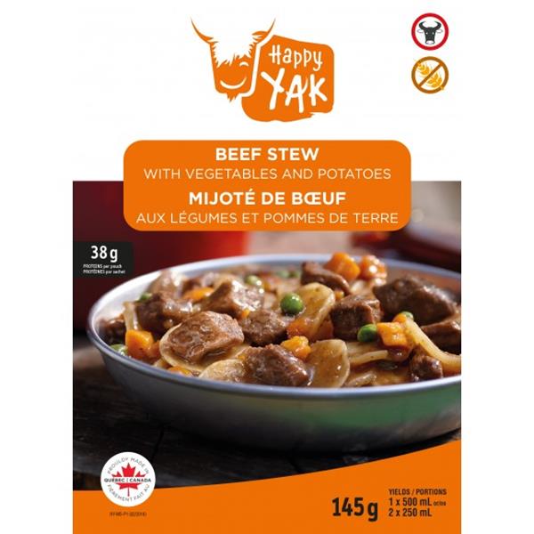 Mijoté de boeuf aux légumes et patates