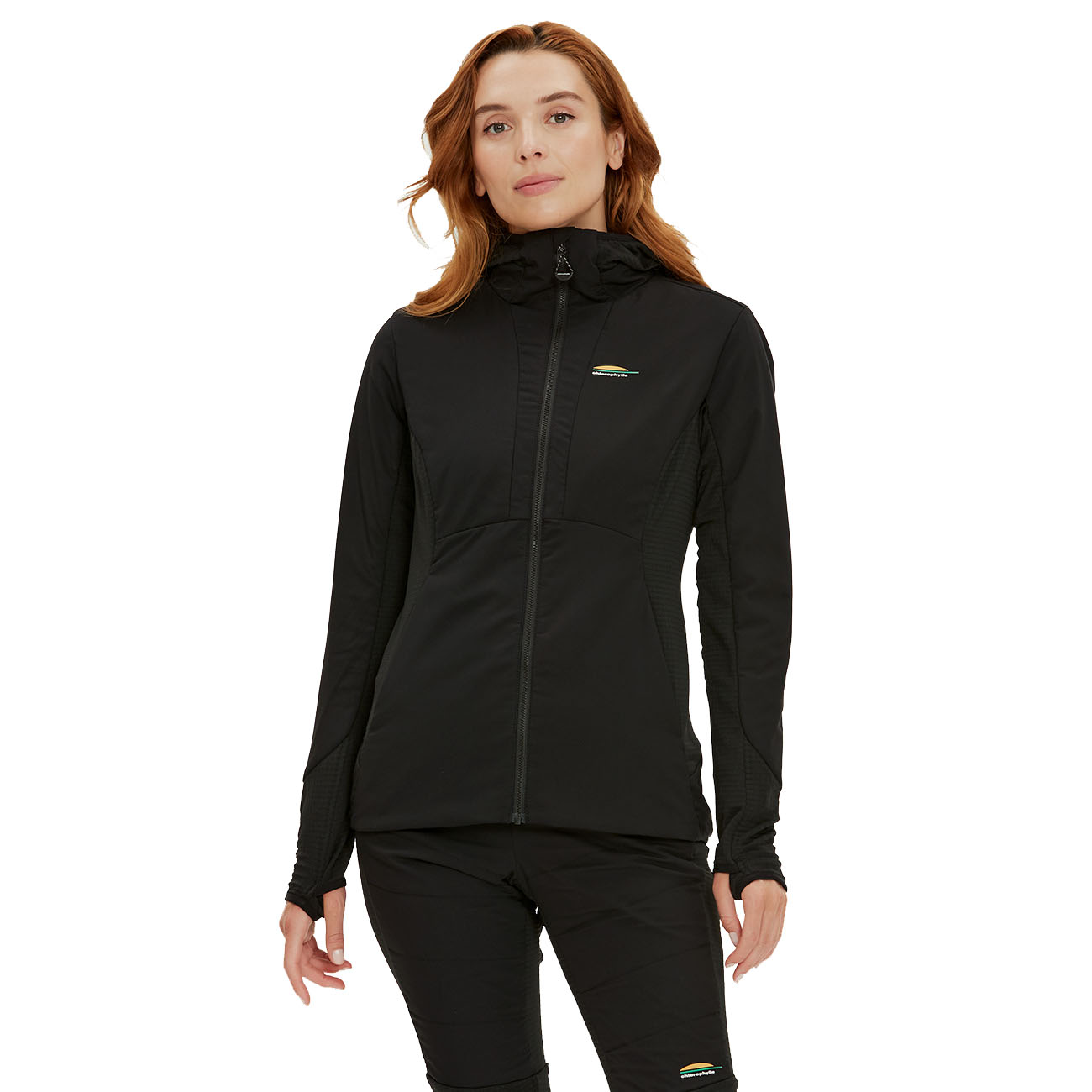 veste isolée chlorophylle montserrat pour femme noir