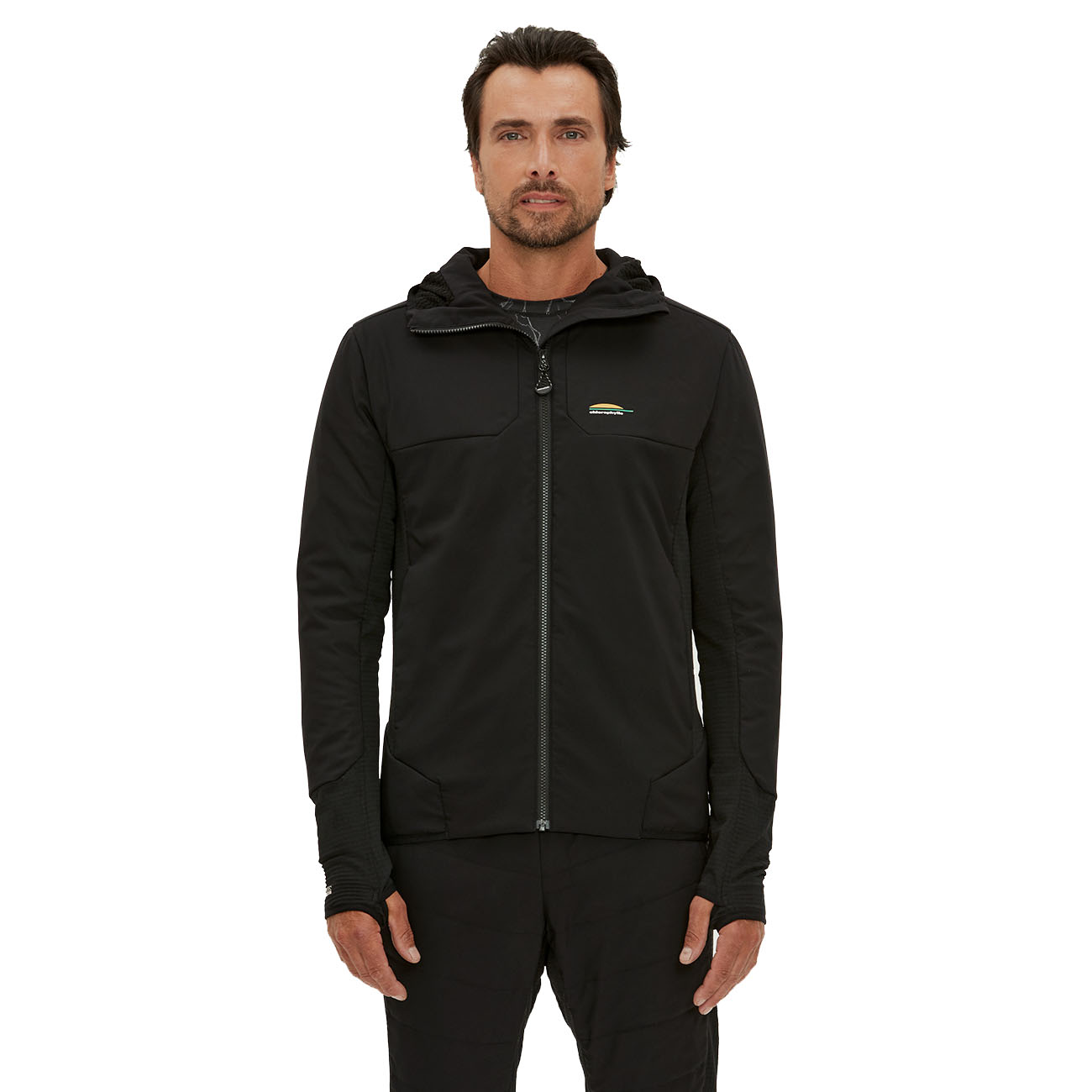 MANTEAU ISOLÉ À CAPUCHON CHLOROPHYLLE MONTSERRAT POUR HOMME gris foncé