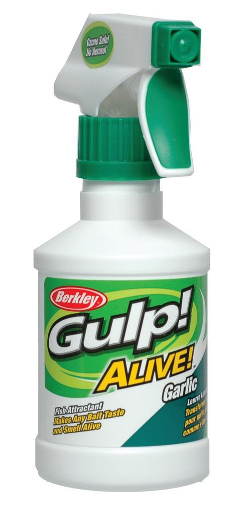 vue de l'emballage de l,attractif Gulp 8Oz à l,ail