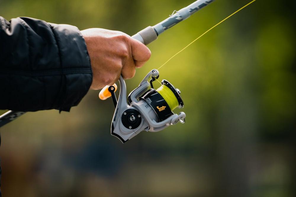 vue du MOULINET ABU GARCIA JORDAN LEE sp30 en pleine utilisation