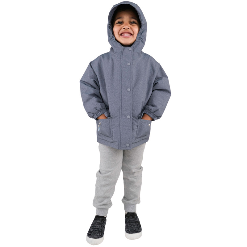 veste de pluie grise pour enfant