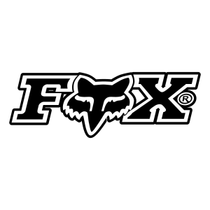 Logo comportant le mot « FOX » en lettres noires en gras, avec le contour d'une tête de renard intégré dans la lettre « O ». Le fond est blanc et il y a un symbole de marque déposée à côté du « X ».