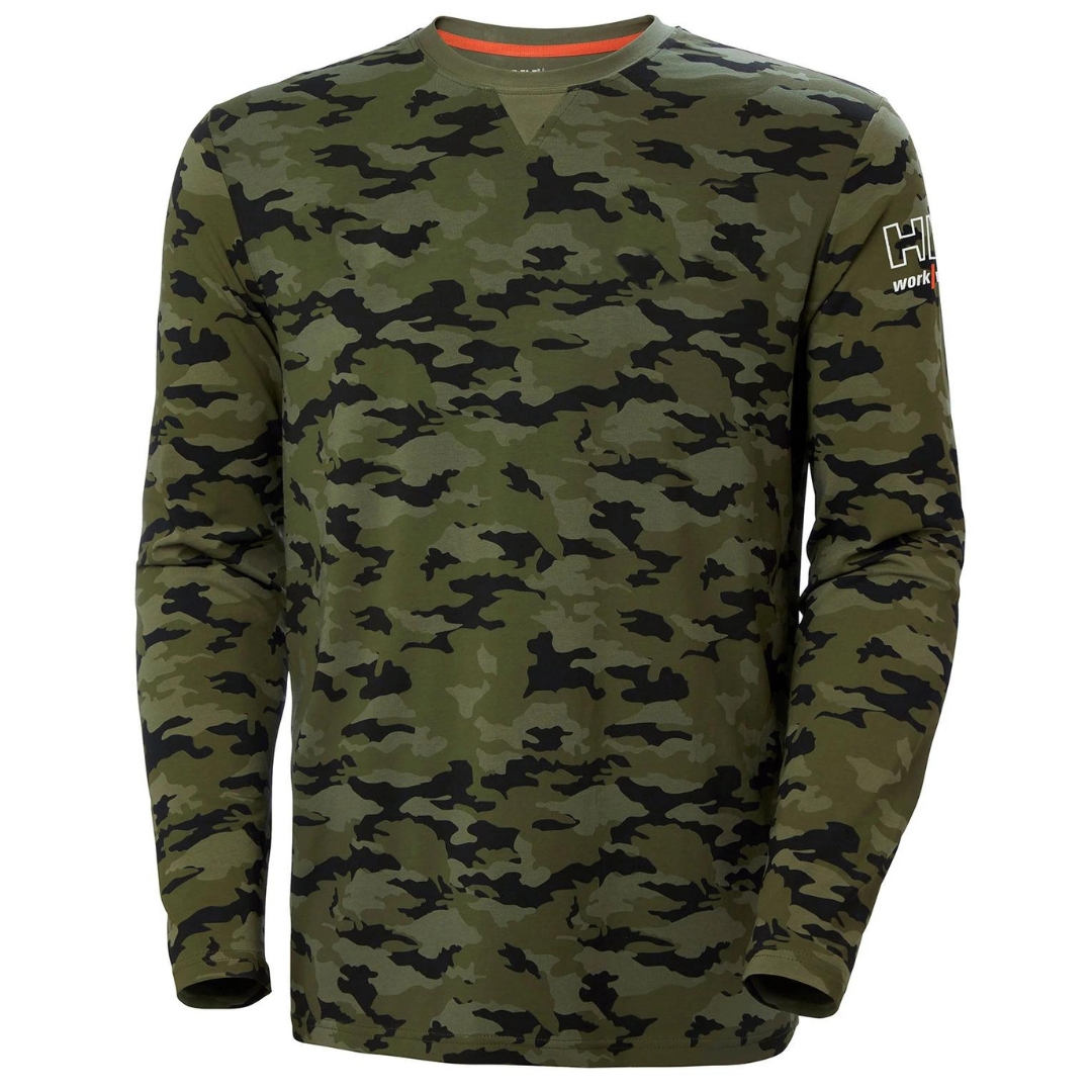 CHANDAIL DE TRAVAIL À MANCHES LONGUES HELLY HANSEN WORKWEAR KENSINGTON POUR HOMME COULEUR CAMO
