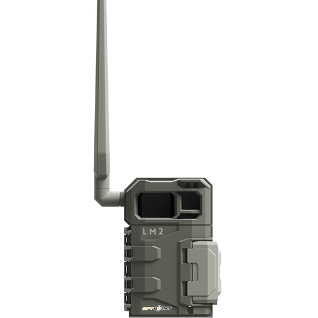 CAMÉRA DE SURVEILLANCE CELLULAIRE SPYPOINT LM2 POUR LA CHASSE vue de face