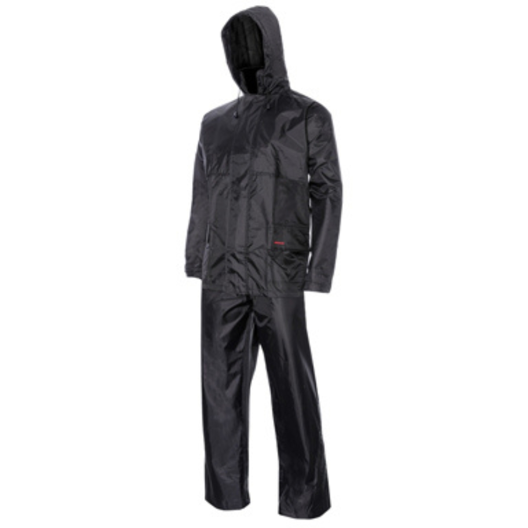 ENSEMBLE DE PLUIE KINGTREADS EN NYLON 220 DENIERS POUR HOMME COULEUR NOIR