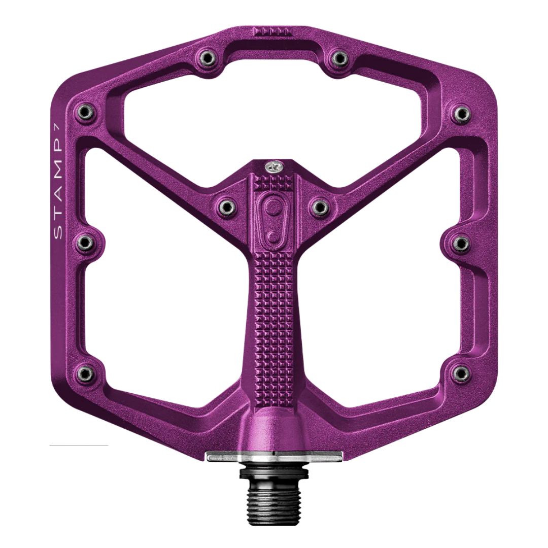 PÉDALE DE VÉLO CRANKBROTHERS STAMP 7 COULEUR purple