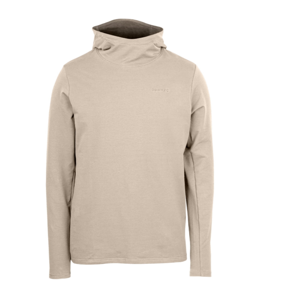 Le chandail à capuchon Connec Outdoors lt Malartic de couleur beige est léger, pratique et élégant. Son filet anti-insectes intégré  au capuchon créent un écran face aux piqûres de tiques et moustiques. Son tricot de polyester offre une protection solaire FPS 40. Son tissus muni d'élasthanne offre un excellent niveau d'élasticité et de respirabilité tout en séchant et en évacuant rapidement l’humidité. Logo Connec incrustrer au tissus en haut à droite,