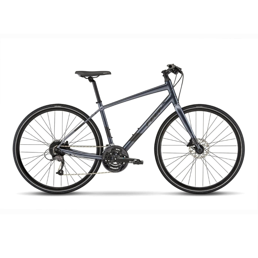 VÉLO HYBRIDE FELT VERZA SPEED 40 COULEUR CHARCOAL VU DE PROFIL