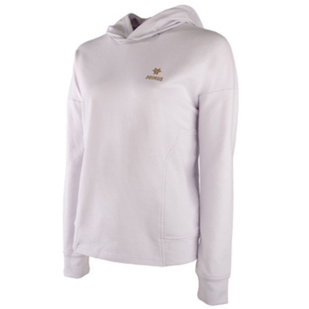 CHANDAIL À CAPUCHON PRIMUS ZOEY HOODIE POUR FEMME couleur rose pale vue du hoodie rose pale de profil avant gauche