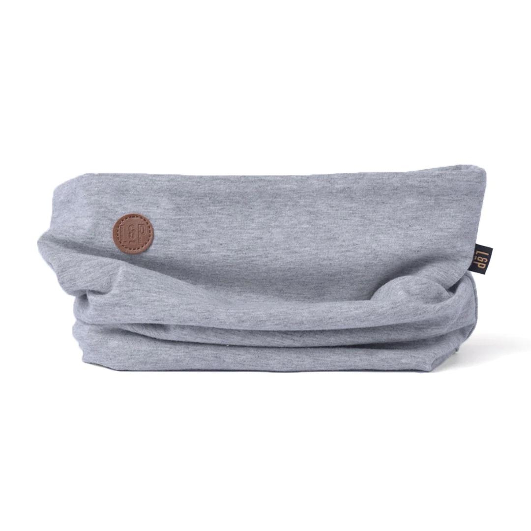 CACHE-COU EN COTON ULTRA DOUX L & P APPAREL POUR ENFANT ET ADULTE couleur gris mixte