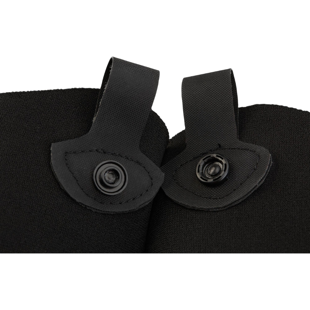 MITAINE EN NÉOPRÈNE NRS TOASTER POUR ADULTE couleur black vu des attaches