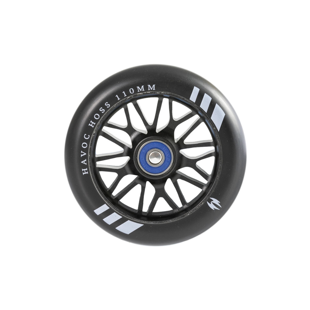 ROUE HAVOC PRO 110MM HOSS  COULEUR BLACK VUE DE LA ROUE