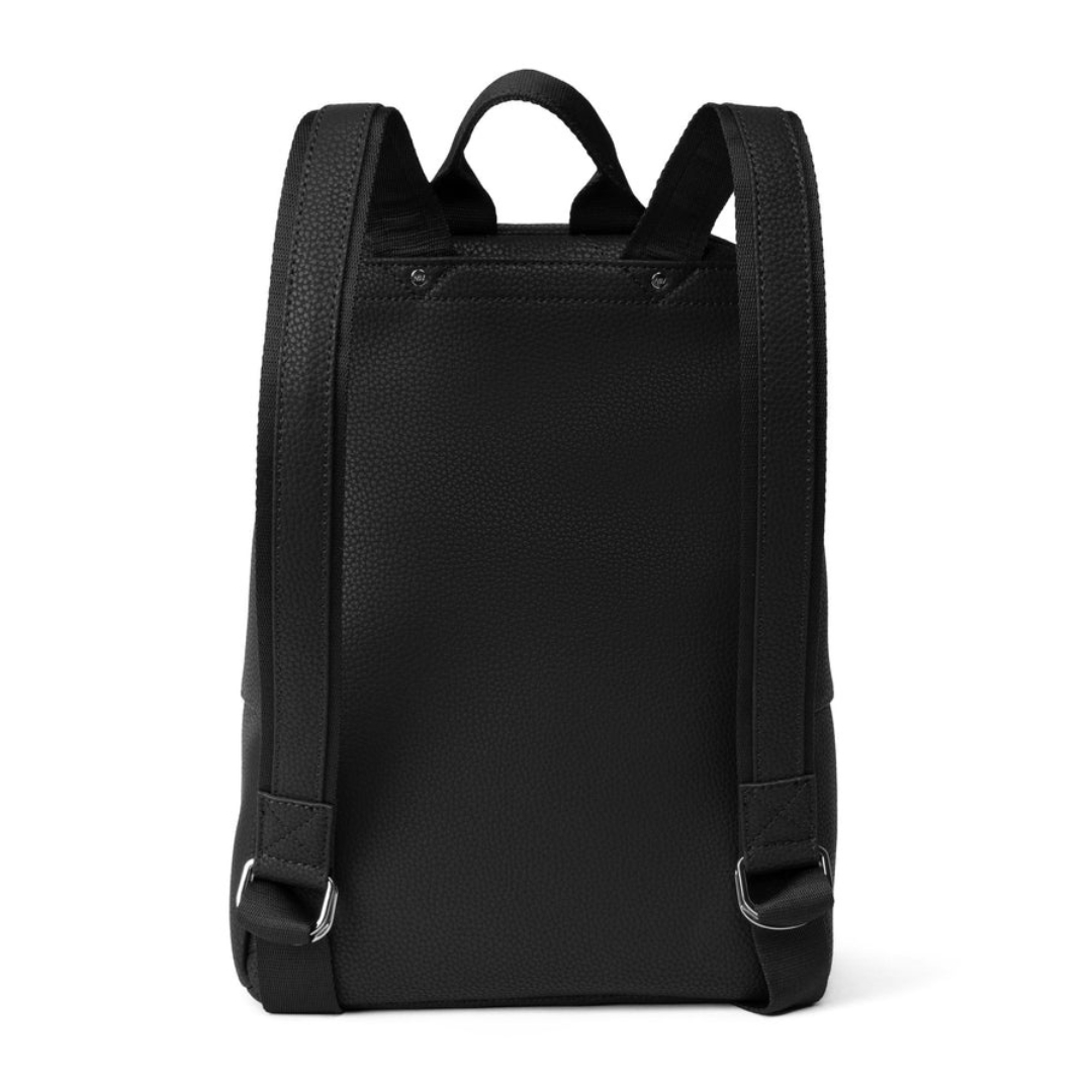 SAC À DOS MATT & NAT ELISE PURITY couleur black vu du sac noir de dos