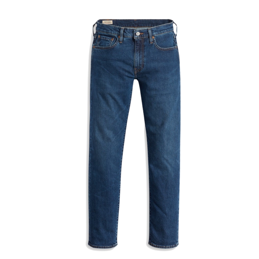 JEAN LEVI'S 514 STRAIGHT POUR HOMME COULEUR 1702-SPIDER CRAB ADV VU DU JEANS BLEU MOYEN FONCÉ VU DE FACE