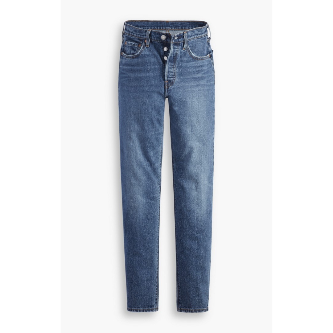 JEAN LEVI'S 501 ORIGINAL POUR FEMME couleur 0396 SALSA IN SEQUENCE vu du jean bleu moyen de face