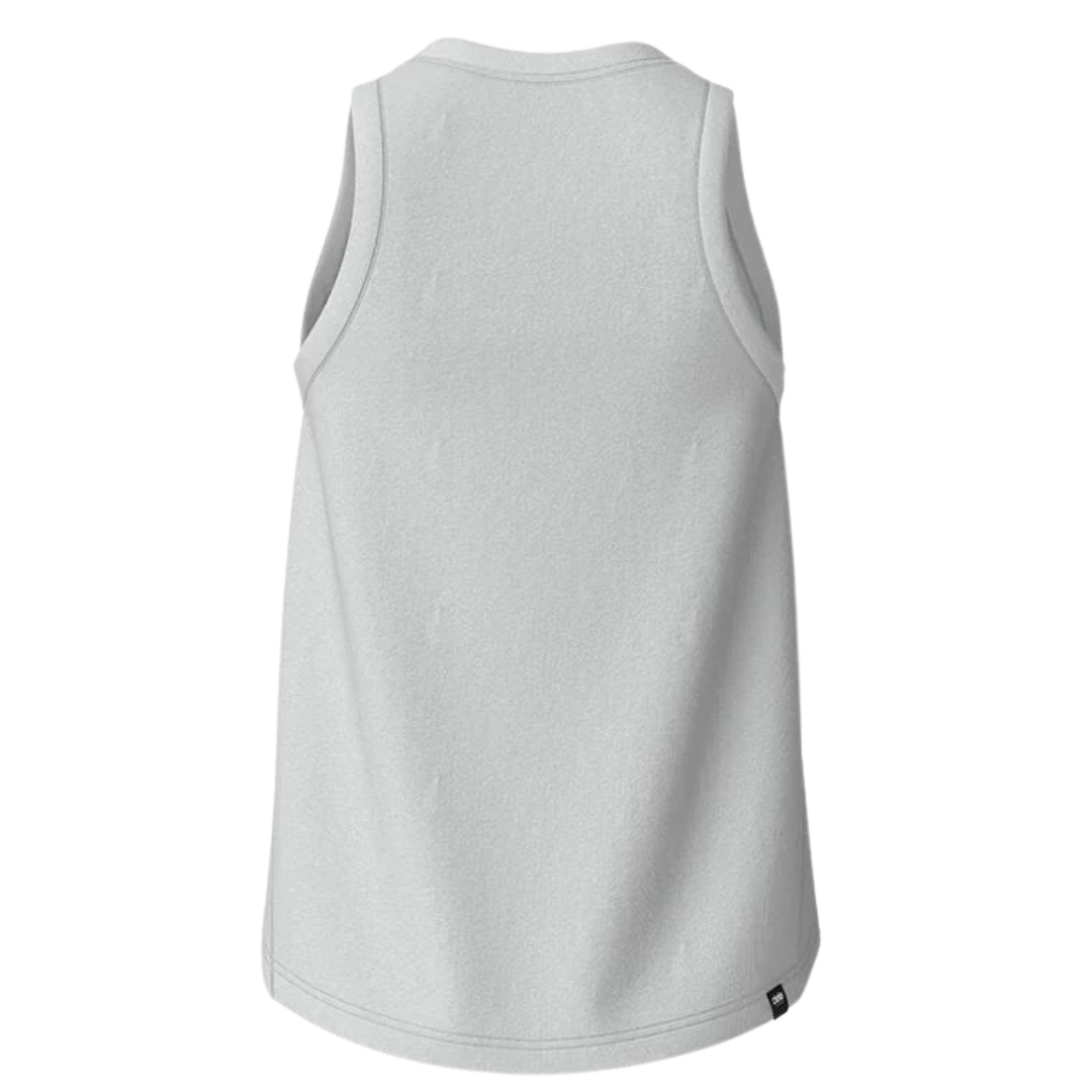 CAMISOLE D'ENTRAINEMENT CIELE ATHLETICS WNSBTANK BOLD ATHLETICS POUR FEMME couleur WH001-MARS ONEvue de la camisole blanche léttrée rose de dos