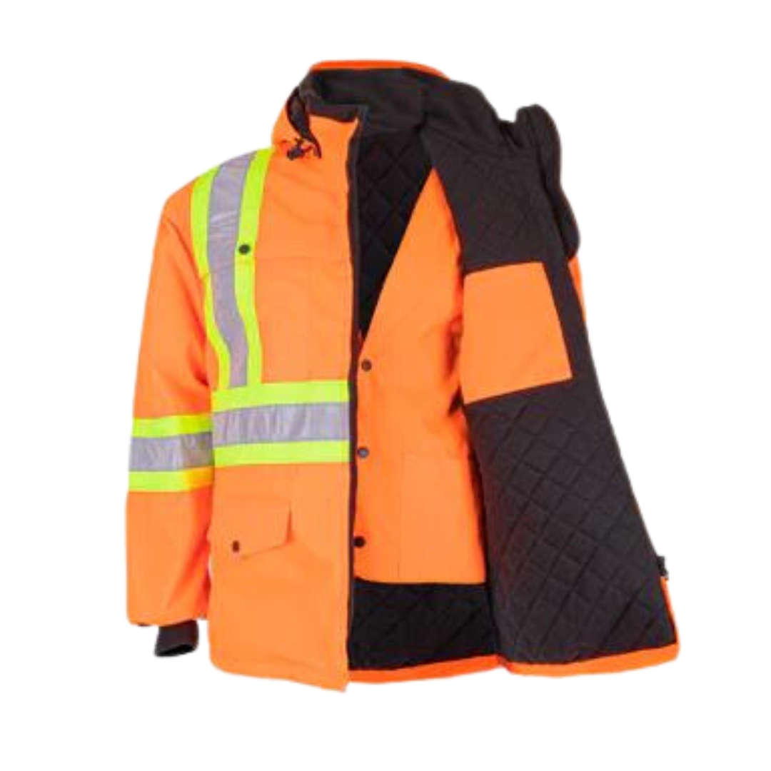 Veste Imperméable Haute Visibilité 360° FDX Pour Homme - Course, Vélo, Randonnée (Unisexe)