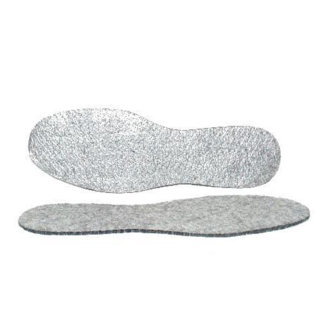 SEMELLE DE FEUTRE KINGTREADS POUR HOMME couleur gris/blanc