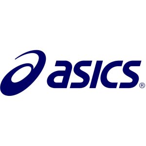 logo asics bleu marin