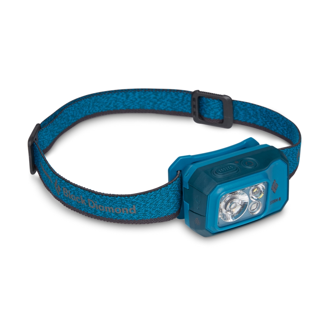 LAMPE FRONTALE BLACK DIAMOND STORM 500 RECHARGEABLE COULEUR AZUL